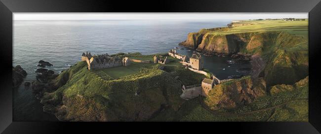 Dunnottar Castle Panorama  Framed Print by Anthony McGeever