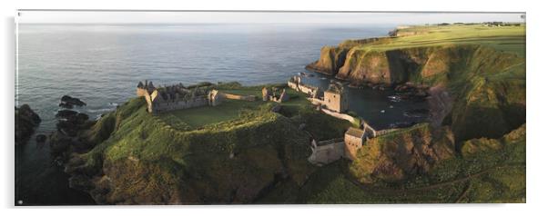 Dunnottar Castle Panorama  Acrylic by Anthony McGeever
