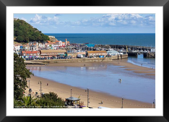 Scarborough North Yorkshire England Framed Mounted Print by Chris Warren