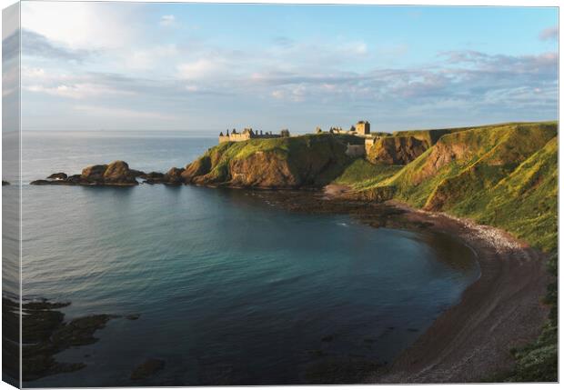 Dunnottar Castle Sunrise  Canvas Print by Anthony McGeever