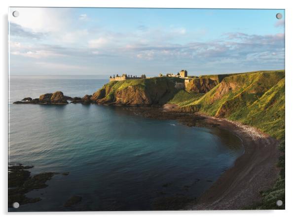 Dunnottar Castle Sunrise  Acrylic by Anthony McGeever