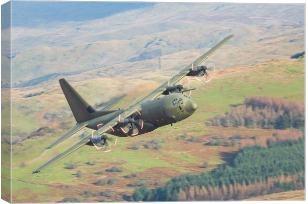 RAF Hercules C130J Canvas Print by Rory Trappe