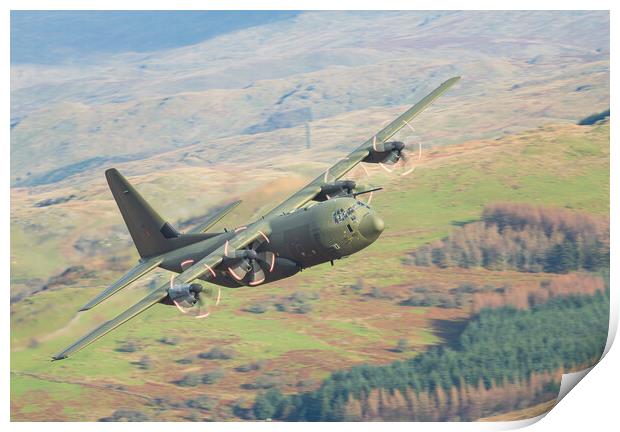 RAF Hercules C130J Print by Rory Trappe