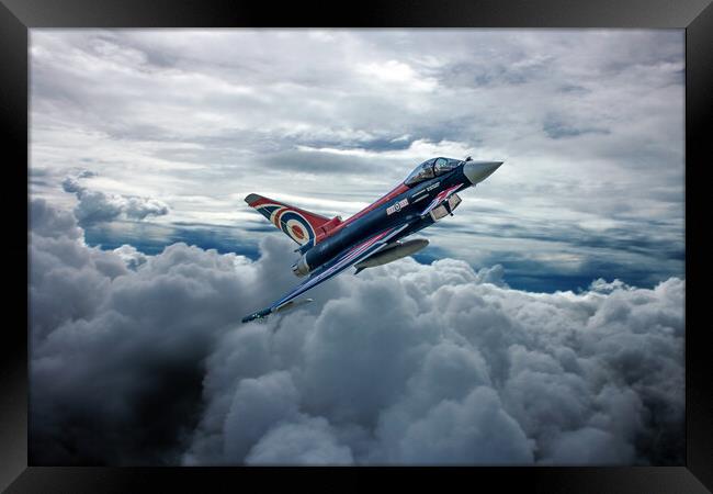RAF Eurofighter Typhoon Blackjack Framed Print by J Biggadike