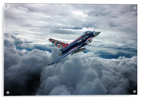 RAF Eurofighter Typhoon Blackjack Acrylic by J Biggadike