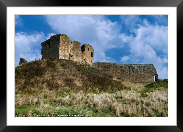 Enchanting Ruins: Discover Duffus Castle Framed Mounted Print by Tom McPherson