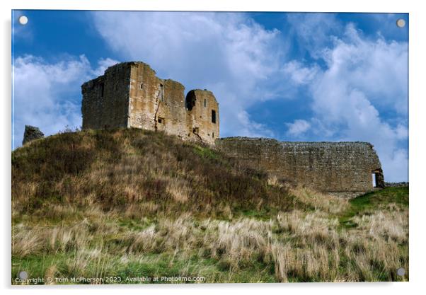 Enchanting Ruins: Discover Duffus Castle Acrylic by Tom McPherson