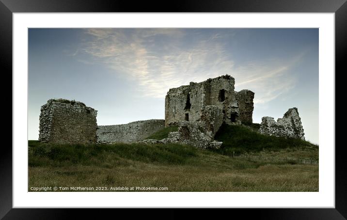 Timeless Tranquility at Duffus Castle Framed Mounted Print by Tom McPherson