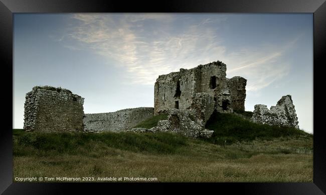 Timeless Tranquility at Duffus Castle Framed Print by Tom McPherson