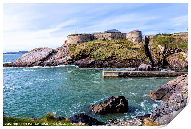Fort Dunree, Inishowen Peninsula Donegal, Ireland Print by jim Hamilton