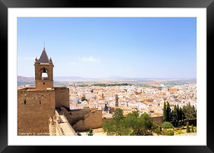 Antequera From Citadel Framed Mounted Print by Igor Alifanov