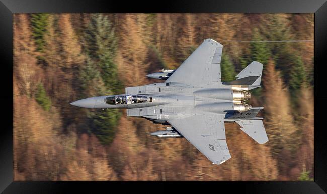 F15- Strike Eagle Framed Print by Rory Trappe