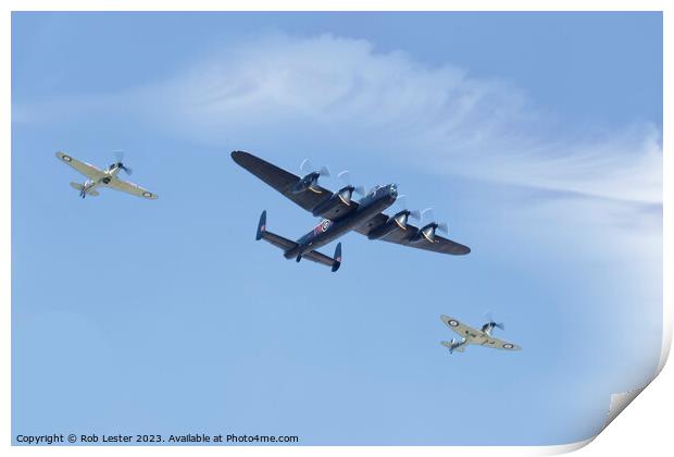 BOBMF over th mersey Print by Rob Lester