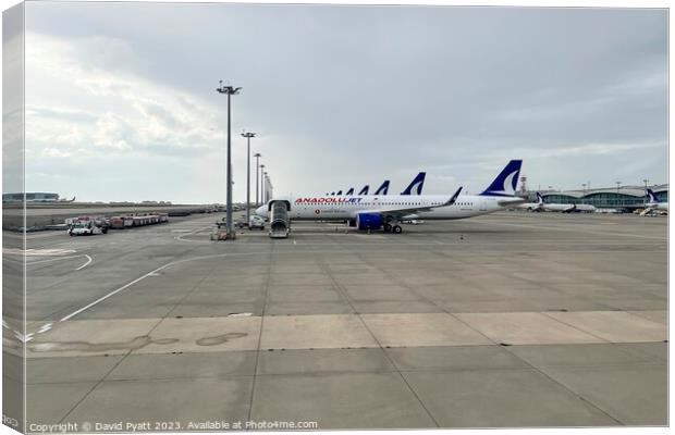 Anadolujet Airbus A321  Canvas Print by David Pyatt