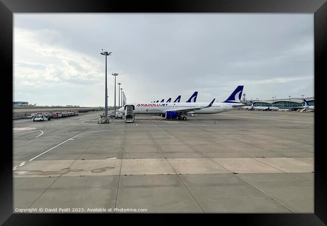 Anadolujet Airbus A321  Framed Print by David Pyatt