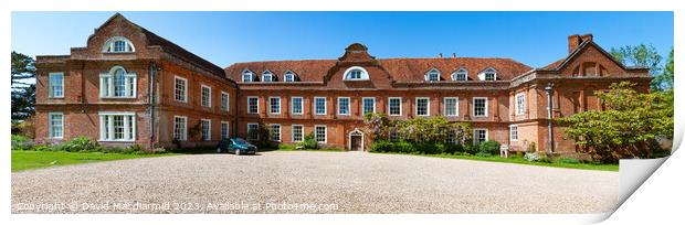 West Horsley Place Panorama Print by David Macdiarmid