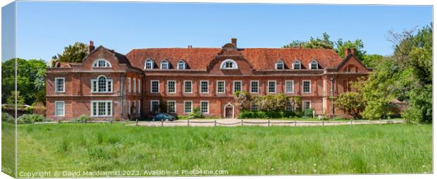 West Horsley Place Canvas Print by David Macdiarmid