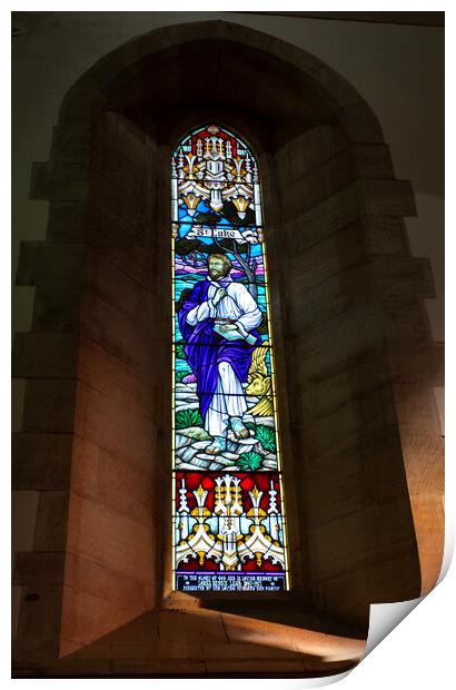 Toowoomba Anglican Cathedral of St Luke Print by Antonio Ribeiro