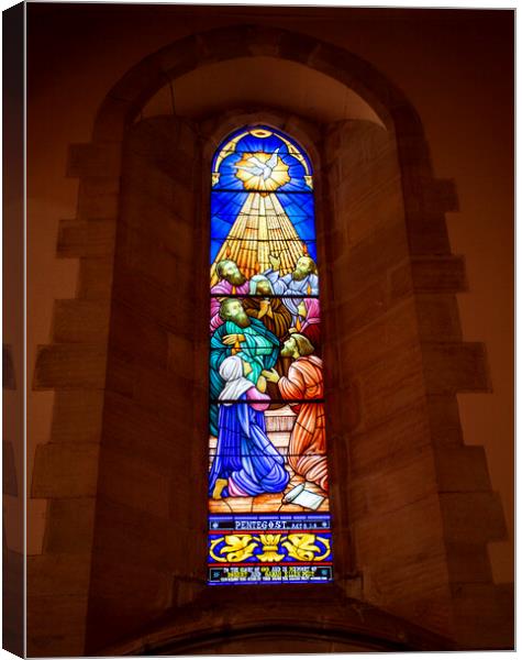 Toowoomba Anglican Cathedral of St Luke Canvas Print by Antonio Ribeiro