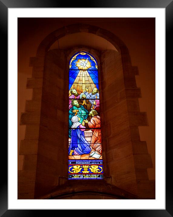 Toowoomba Anglican Cathedral of St Luke Framed Mounted Print by Antonio Ribeiro