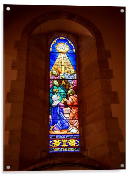 Toowoomba Anglican Cathedral of St Luke Acrylic by Antonio Ribeiro