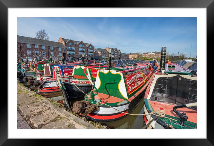 Colours of the Ellesmere Port Easter boat gatherin Framed Mounted Print by Jason Wells