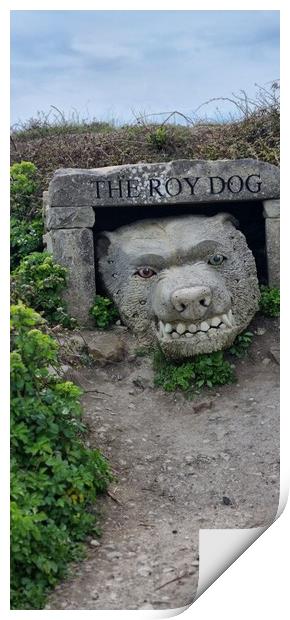 The Roy Dog  of Portland Print by Teresa Moore