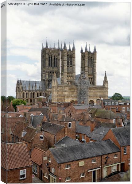 Rooftops of Lincoln Canvas Print by Lynn Bolt