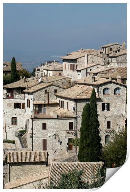 ITALY ASSISI Print by urs flueeler