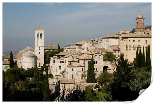 ITALY ASSISI Print by urs flueeler