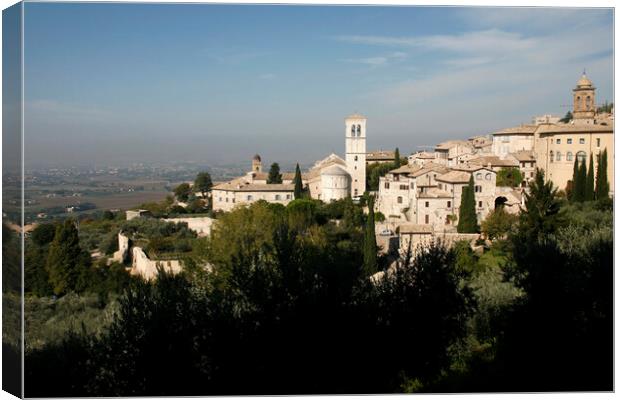ITALY ASSISI Canvas Print by urs flueeler