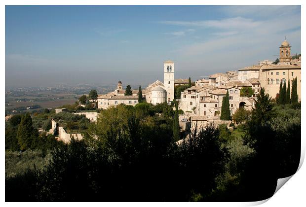 ITALY ASSISI Print by urs flueeler