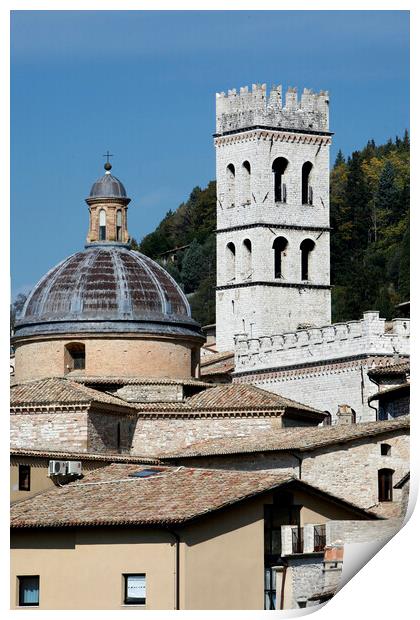 ITALY ASSISI Print by urs flueeler