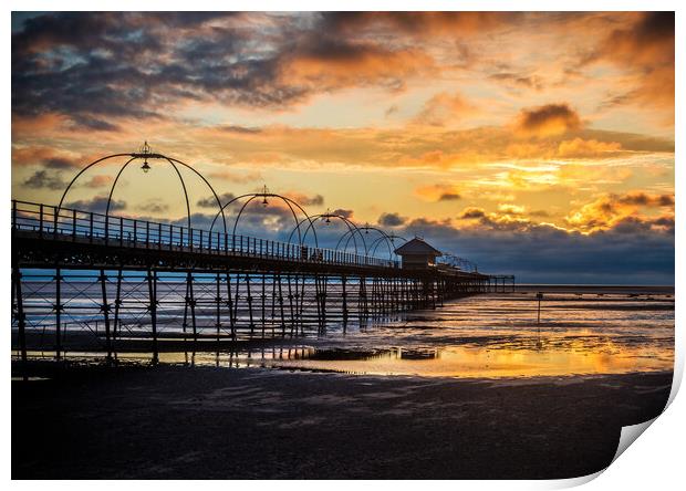 Southport Pier Print by Peter Jarvis