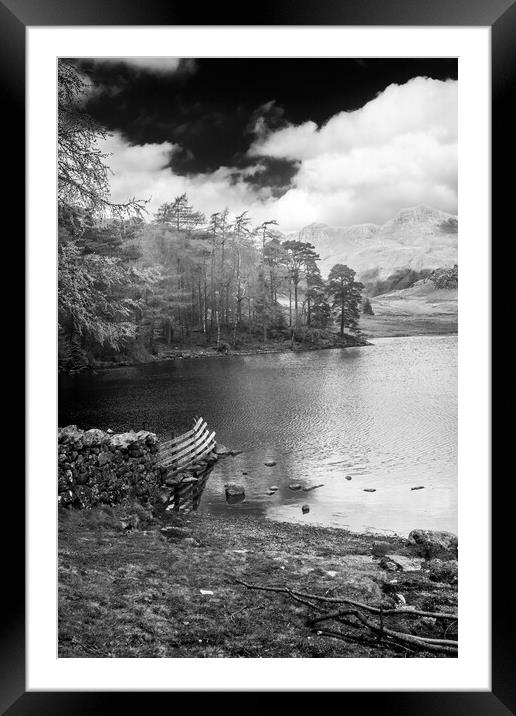 Blea Tarn, Cumbria, UK Framed Mounted Print by Peter Jarvis