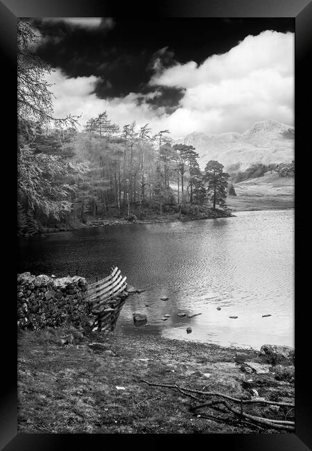 Blea Tarn, Cumbria, UK Framed Print by Peter Jarvis