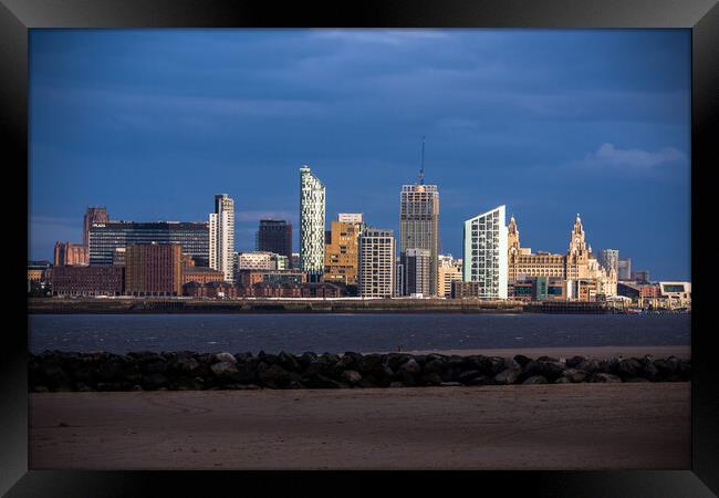 Liverpool Waterfront Framed Print by Peter Jarvis
