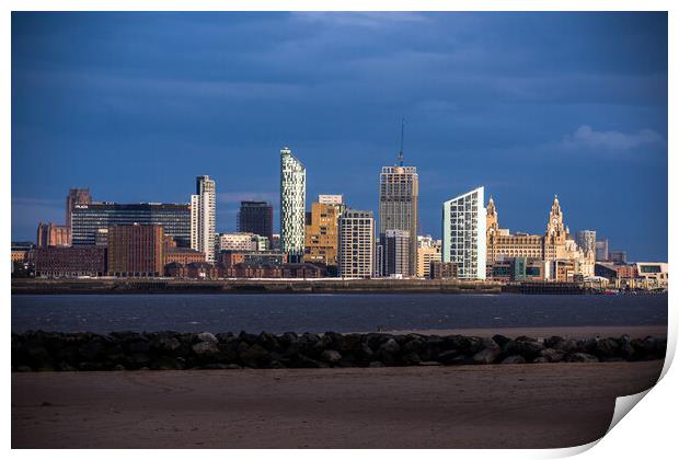 Liverpool Waterfront Print by Peter Jarvis