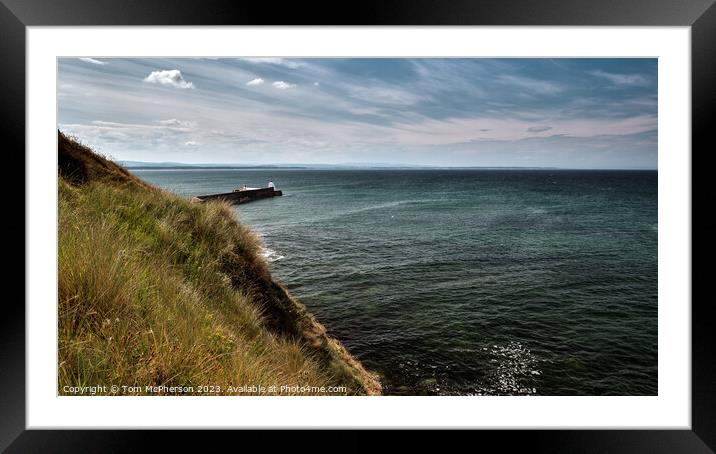 "The Enchanting  Burghead Bay" Framed Mounted Print by Tom McPherson