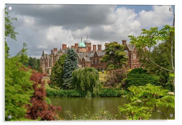 Sandringham country retreat of the Royal family since 1862 Acrylic by Rob Lucas
