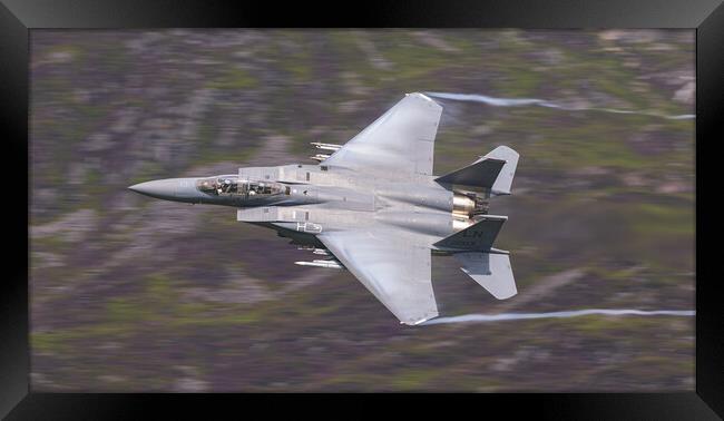 F15 Strike Eagle Framed Print by Rory Trappe
