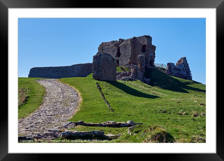 "Ancient Ruins Unveiled: Duffus Castle" Framed Mounted Print by Tom McPherson