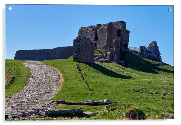 "Ancient Ruins Unveiled: Duffus Castle" Acrylic by Tom McPherson