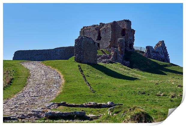 "Ancient Ruins Unveiled: Duffus Castle" Print by Tom McPherson
