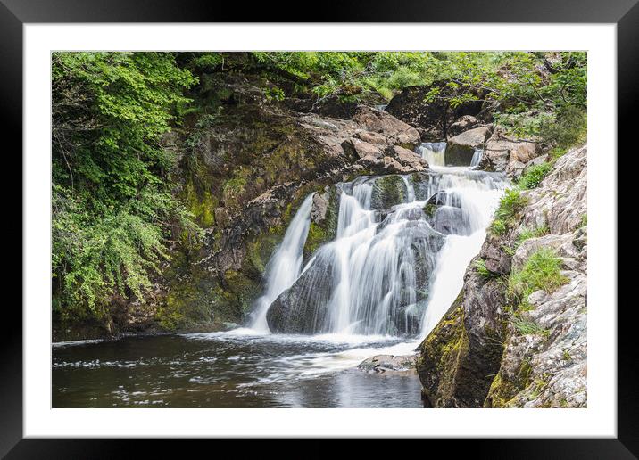 Water falls over Beezley Falls Framed Mounted Print by Jason Wells