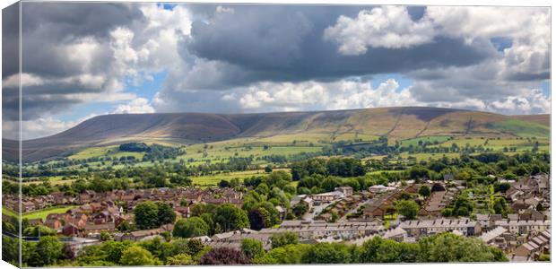 Pendle Hill Canvas Print by Roger Green
