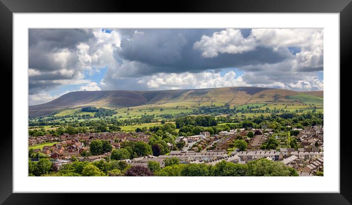 Pendle Hill Framed Mounted Print by Roger Green