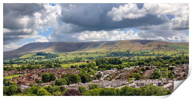 Pendle Hill Print by Roger Green