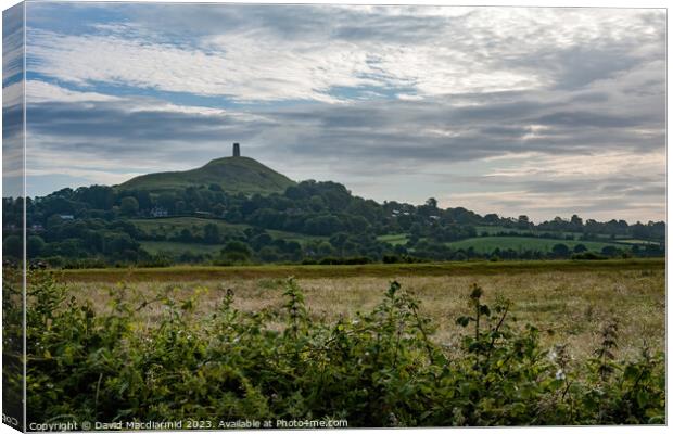 Glastonbury Tor  Canvas Print by David Macdiarmid