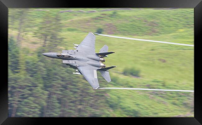 F15 fast and low Framed Print by Rory Trappe